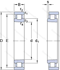 Подшипник N 1019 KTN 9/HC 5SP