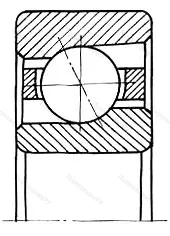 Подшипник 7304BE размер 20x52x20