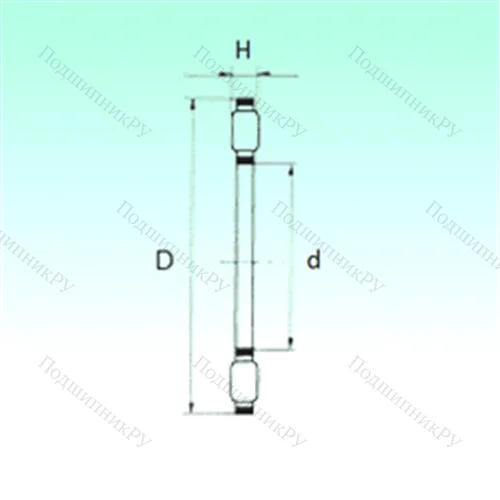Подшипник роликовый упорный K 81110TN