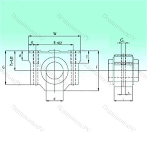 Подшипник шариковый линейный SCV 40-UU AS от производителя  NBS