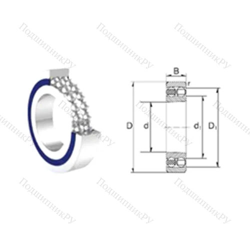 Подшипник шариковый радиальный самоцентрирующийся 2200-2RS