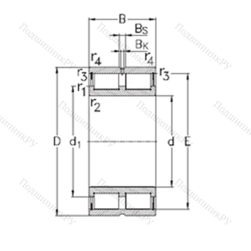 Подшипник роликовый радиальный NNCL 4988-V