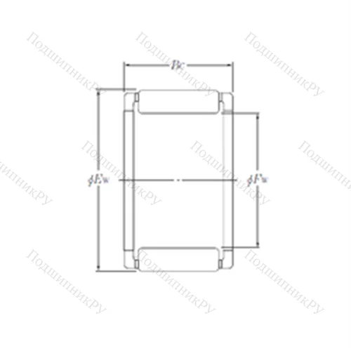 Подшипник игольчатый радиальный PK 34?42?19.8X