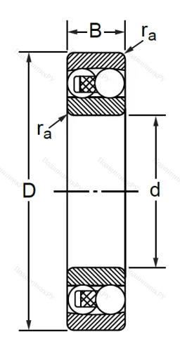 Двухрядный шариковый подшипник 1302 в Саранске