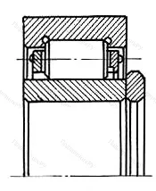 Модификация подшипника 152536ЛМ1 размер 180x320x86/100 от производителя  ГПЗ-1