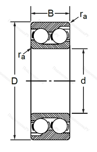Радиально-упорный шариковый подшипник 3056204 (3204 ATN) в Саранске
