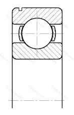 Подшипник 6316 N размер 80x170x39 от производителя  SKF Подшипник 6316 N размер 80x170x39 от производителя  SKF