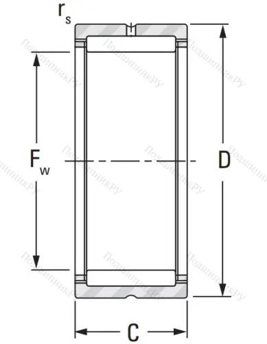 Игольчатый подшипник NK 24/20 A от производителя  KOYO