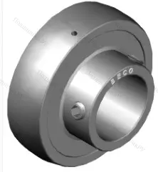 Высокотемпературный корпусной подшипник UC 207 BHTS ZZ C 4 200° BECO в Саранске