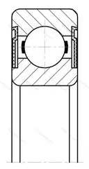 Подшипник  6224-2RS (180224) размер 120x215x40 от производителя  SKF