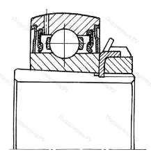 Подшипник  680204 размер 20x52x17 от производителя  ГПЗ-4 Подшипник  680204 размер 20x52x17 от производителя  ГПЗ-4