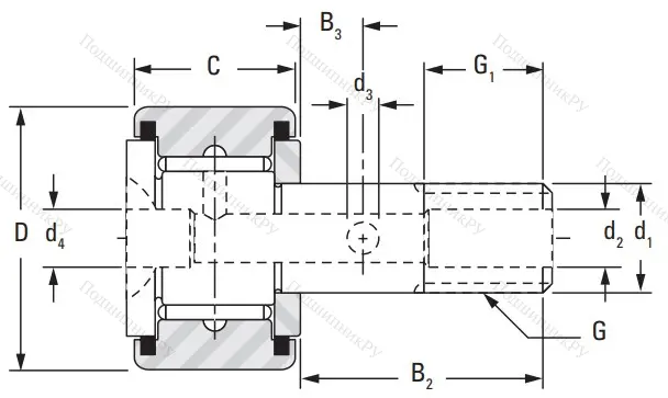 Подшипник CR 36 VBUU (IKO)