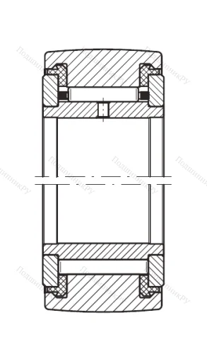 Игольчатый подшипник NATR 20 PP A от производителя  INA