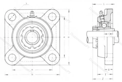 Подшипниковый узел UKF 211 в Саранске