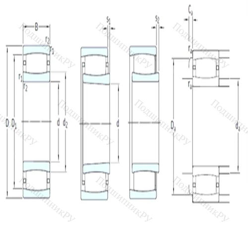 Подшипник роликовый тороидальный C 39/1180MB от производителя  SKF