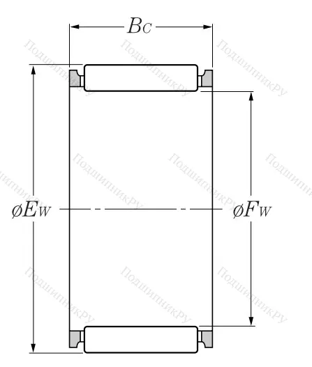 Подшипник K 12x15x13 V 1 JP (NTN) в Саранске
