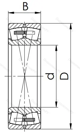 Сферический роликовый подшипник 3003732 АМН (23132 ACMBW 33)