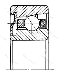 Модификация подшипника 4-606016Е размер 6x17x6