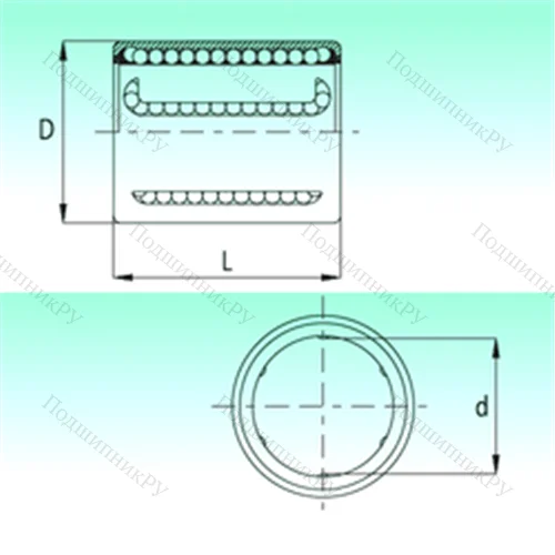 Подшипник шариковый линейный KH 2030-PP