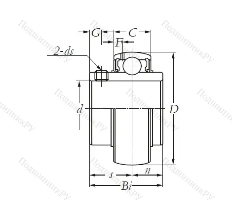 Корпусный подшипник  UCX 09 в Саранске