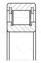Подшипник  NCL 413 (102413) размер 65x160x37