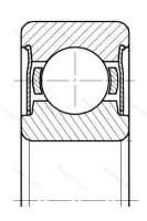 Модификация подшипника 80210АКС17 размер 50x90x20 от производителя  ГПЗ-18