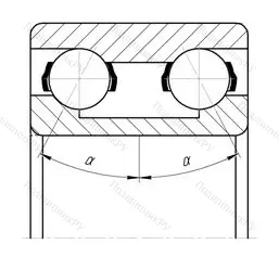 Подшипник  3310 (3056310) размер 50x110x44,4 от производителя  SKF