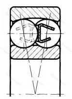 Модификация подшипника 1210Ю размер 50x90x20 от производителя  ГПЗ-2