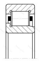 Подшипник NJ 224 размер 120x215x40 от производителя  SKF