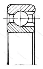 Подшипник  970206 размер 30x62x16 от производителя  ГПЗ-1
