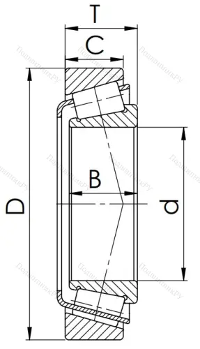 Конический роликовый подшипник 7512 (32212) в Саранске