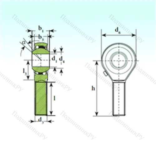 Подшипник шариковый радиальный самоцентрирующийся TSM 06 BB-O