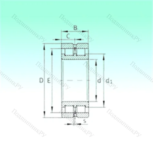 Подшипник роликовый радиальный SL 024834