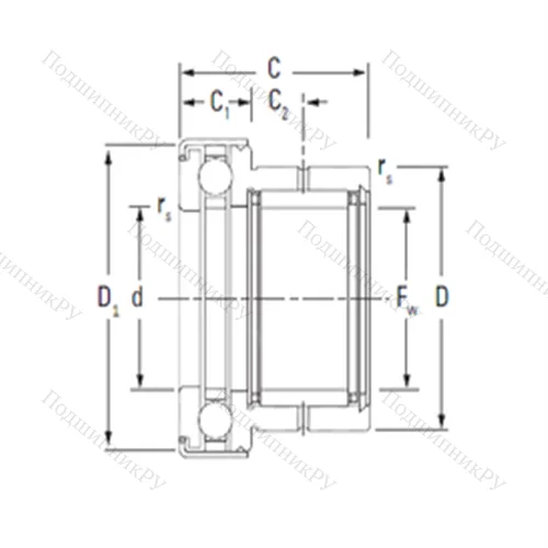 Подшипник комбинированный