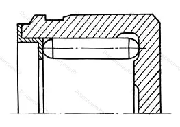 Модификация подшипника 704902К4СЛ0 размер 15,235x28x20 от производителя  ГПЗ-10