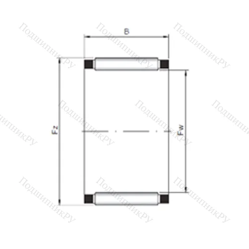 Подшипник игольчатый радиальный K 24x28x16 от производителя  CX