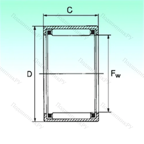 Подшипник игольчатый радиальный HK 1816