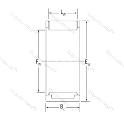 Подшипник игольчатый радиальный BE 222917ASY 1B 1-2