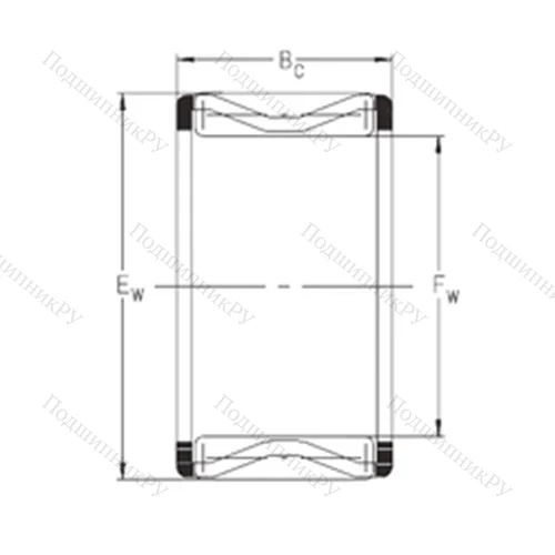 Подшипник игольчатый радиальный C 202412