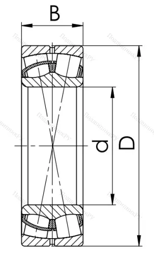 Сферический роликовый подшипник 53610 АН (22310 CCW 33) в Саранске