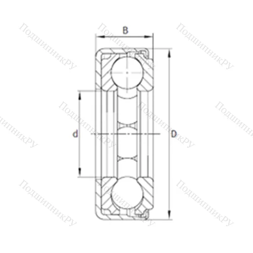 Подшипник шариковый упорный F-228634