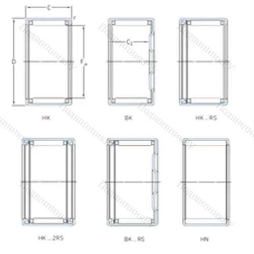 Подшипник игольчатый радиальный BK 2018RS