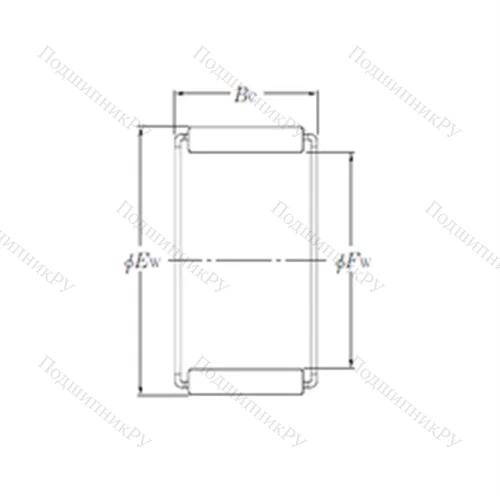 Подшипник игольчатый радиальный PCJ 162116