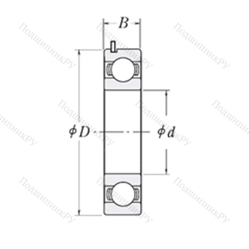 Подшипник шариковый радиальный 83943A