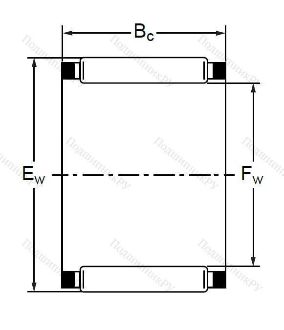 Подшипник K 50x58x20 (KT) в Саранске