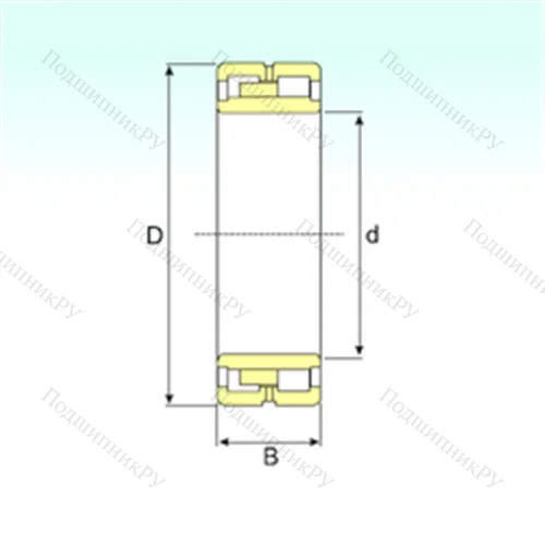 Подшипник роликовый радиальный NNU 40/530 M/W 33 от производителя  ISB
