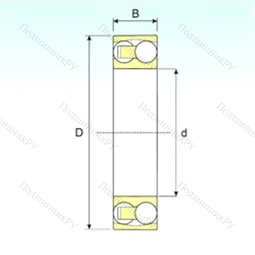 Подшипник шариковый радиальный самоцентрирующийся 1348