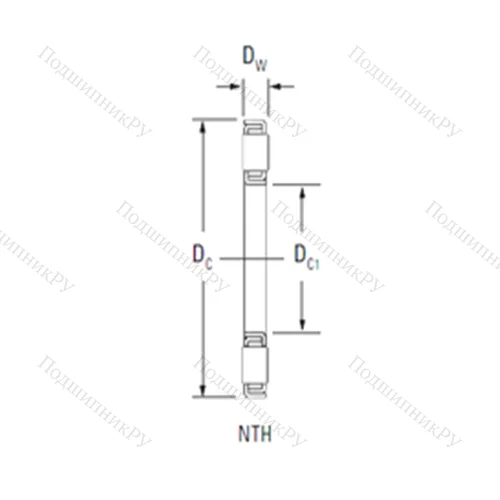 Подшипник роликовый упорный NTH-5280