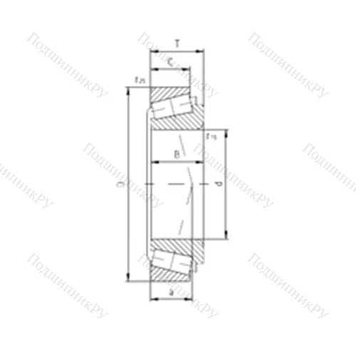 Подшипник роликовый радиально-упорный PLC 64-11