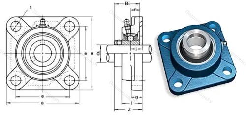 Подшипниковый узел UCF 318 в Саранске